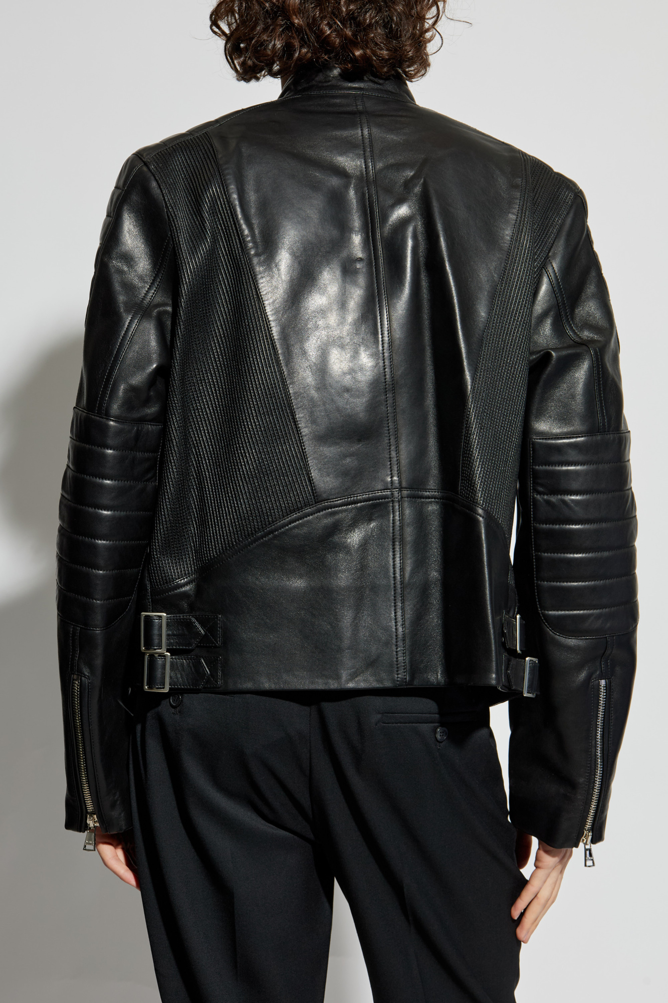 アウターその他 BALMAIN JACKET (FF1SM508XC67) Balmain Monogram & Flock Kiss Denim Jacket | Saks Fifth Avenue